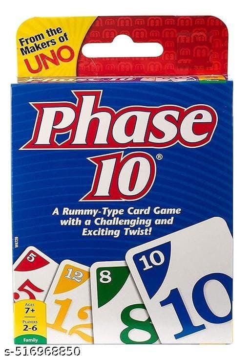 Phase 10 UNO Cards Game