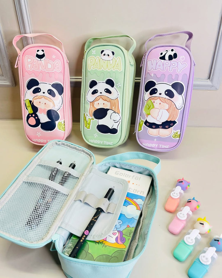 Cute Panda Stationary Pouch