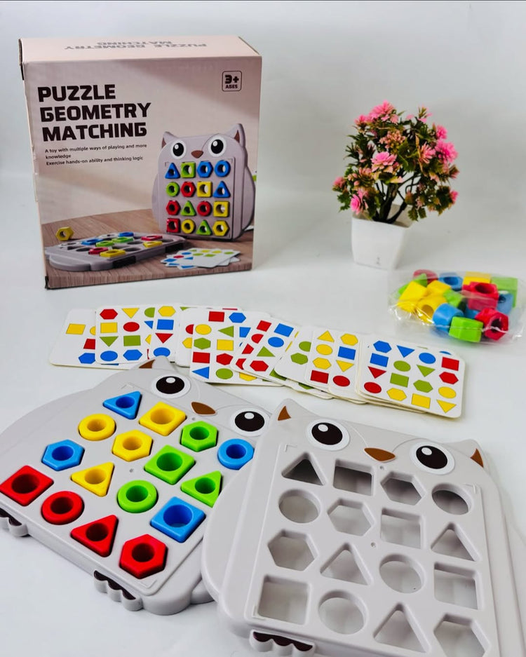 Puzzle Geometry Matching Toy AGE 3+