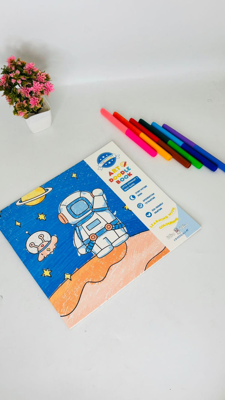 Story with Colouring Book with 6-Colour Pen