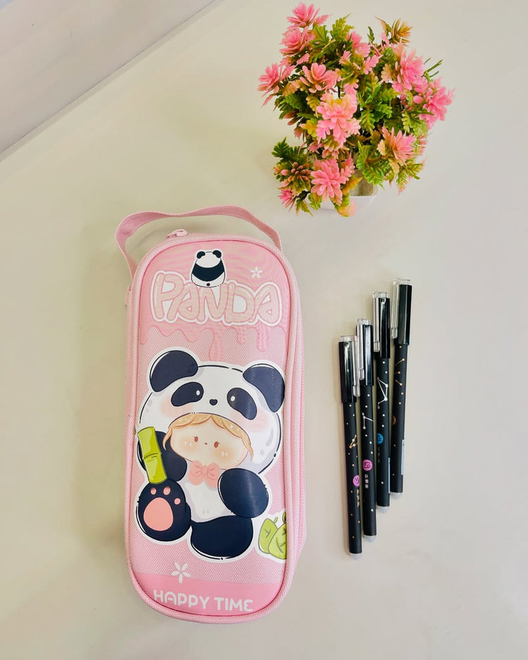 Cute Panda Stationary Pouch