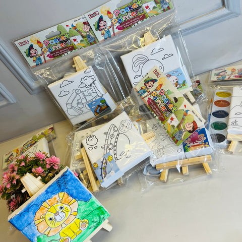 Canvas Painting- Animal Theme 10×10 cm