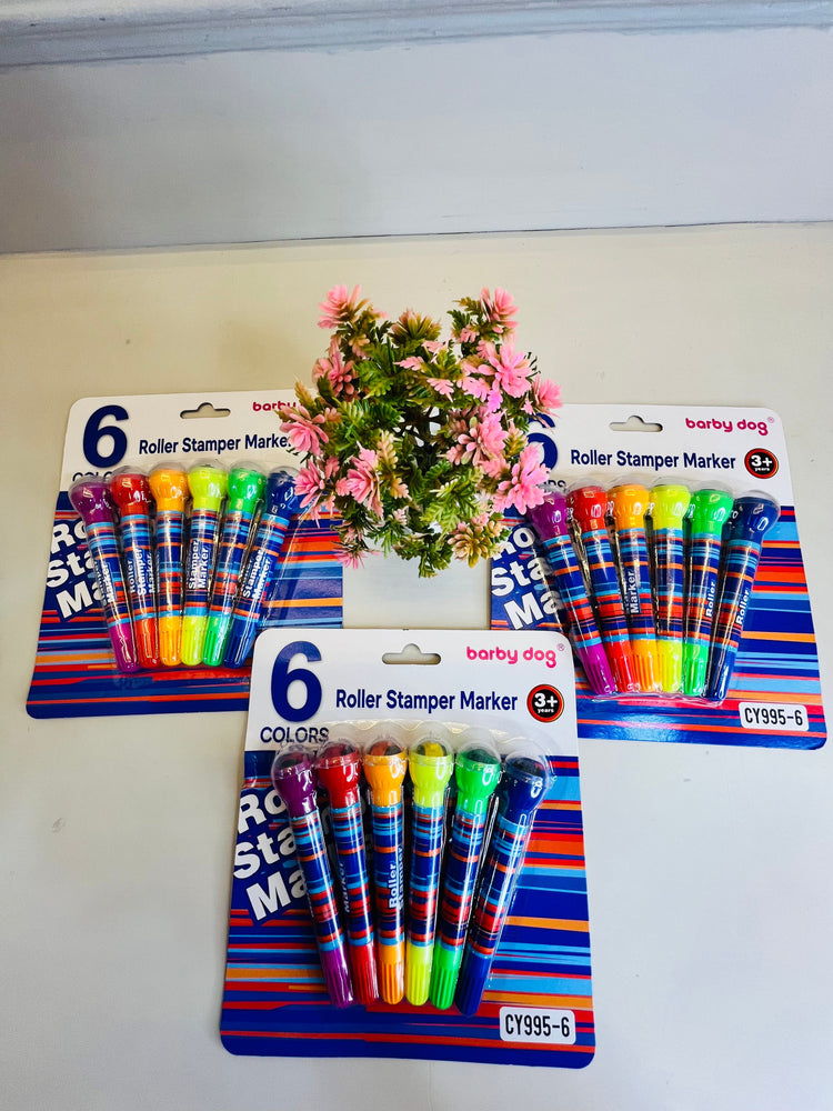 6pcs Roller Stamp Marker