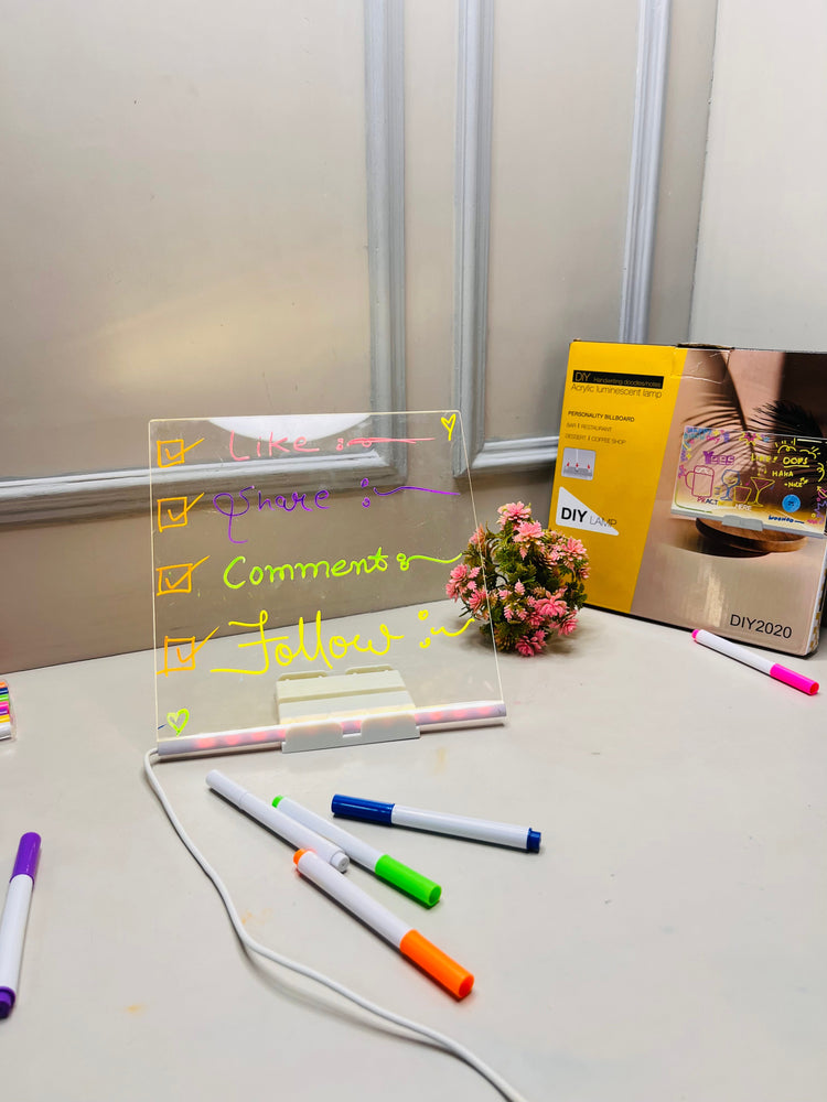 DIY LED Writing Board-Board Size L=20,H=21