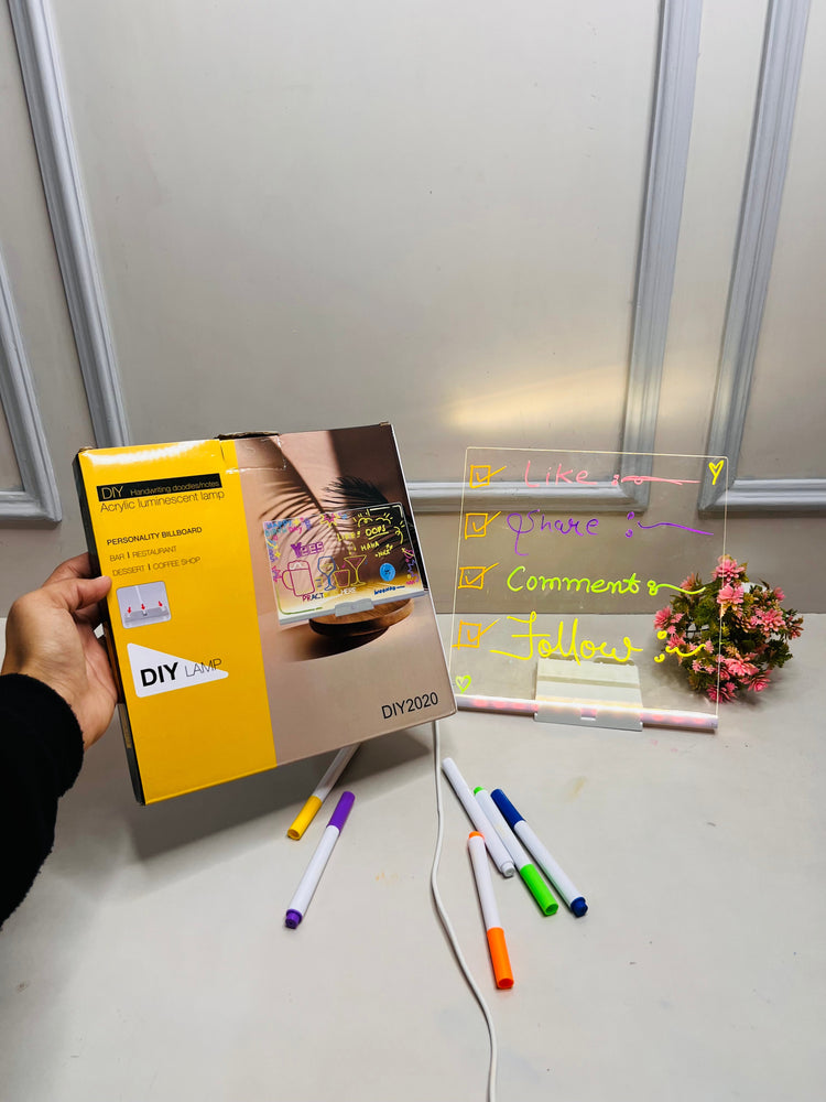 DIY LED Writing Board-Board Size L=20,H=21