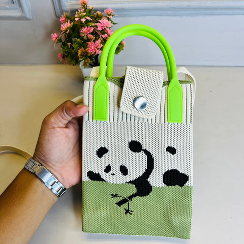 Panda Mini Sling Bag For Girls & Adults