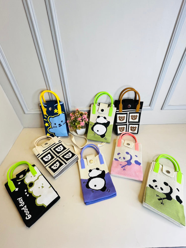 Panda Mini Sling Bag For Girls & Adults