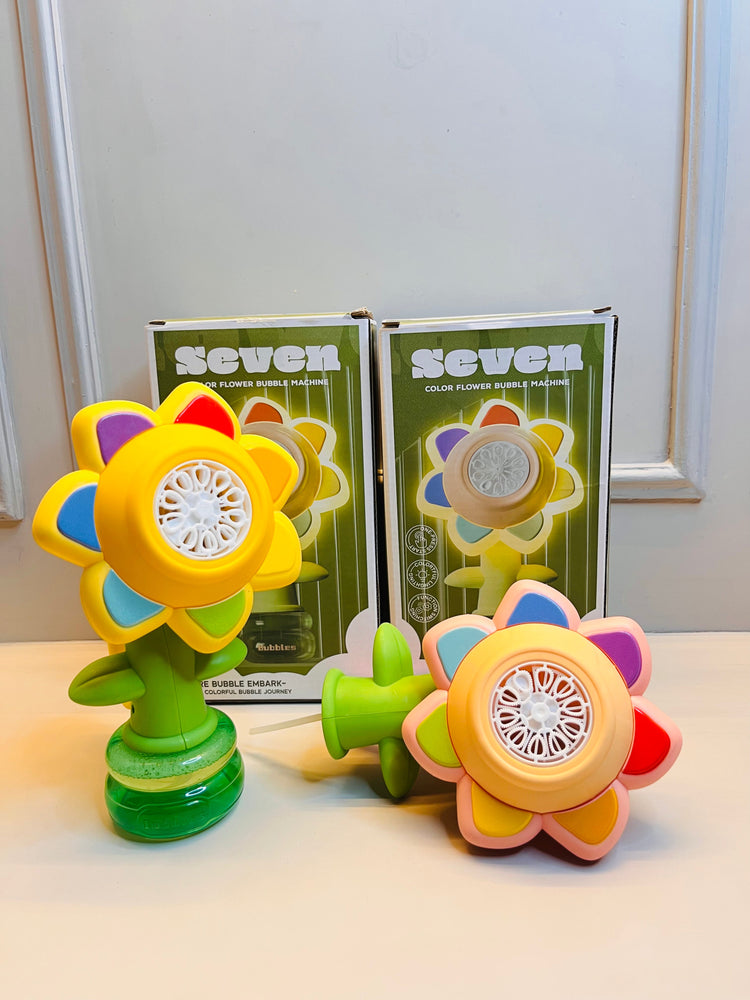 Flower Bubble Gun Machine
