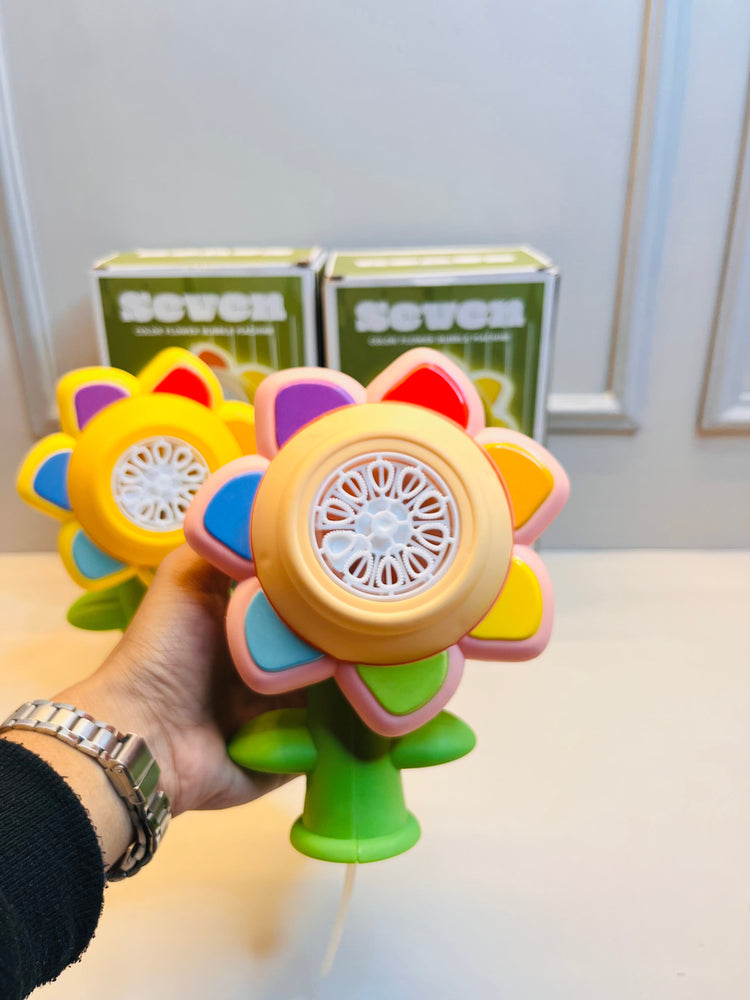 Flower Bubble Gun Machine