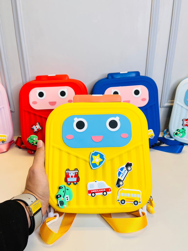 PIN KO PARK Silicone Backpack for Kids Small Backpack for Boys and Girls