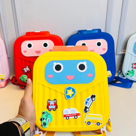 PIN KO PARK Silicone Backpack for Kids Small Backpack for Boys and Girls