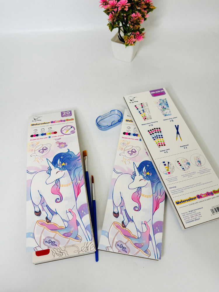 Watercolour Colouring Book