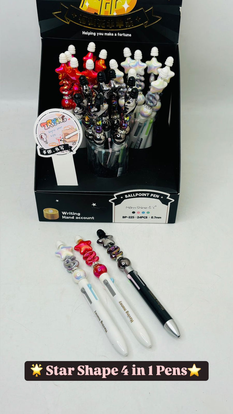 Star Shape 4 In 1 Pen