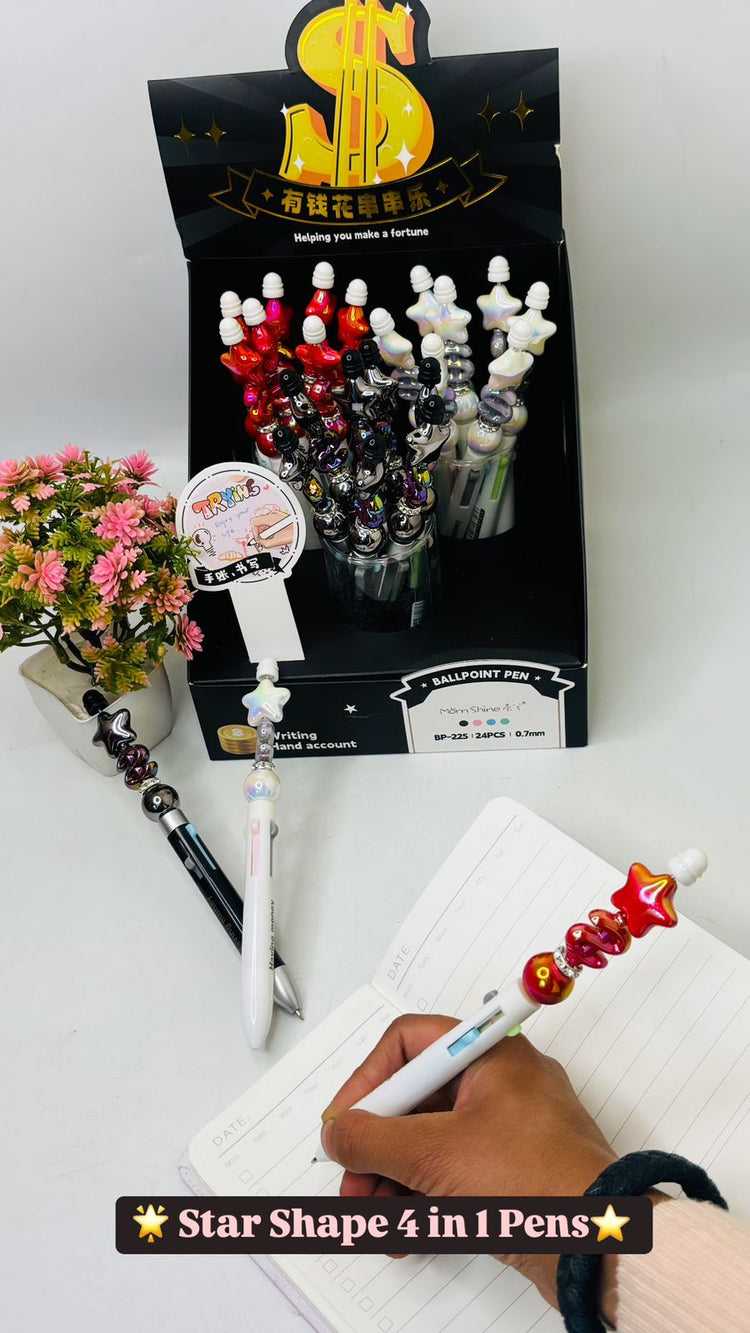 Star Shape 4 In 1 Pen