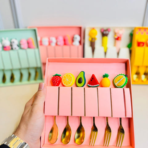 Cute Spoon and Fork Set
