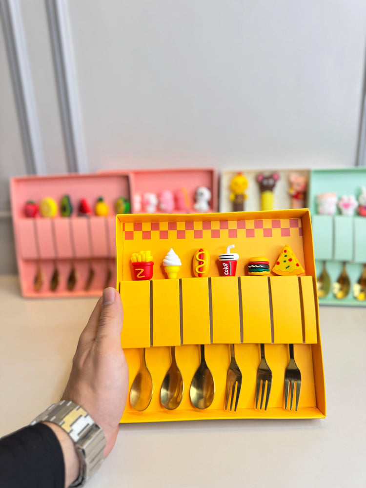 Cute Spoon and Fork Set
