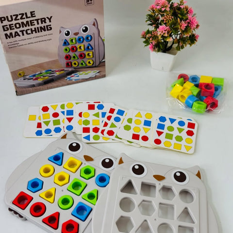 Puzzle Geometry Matching Toy AGE 3+