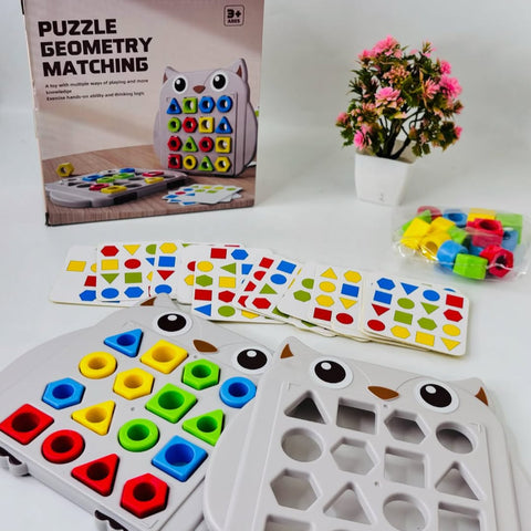 Puzzle Geometry Matching Toy AGE 3+