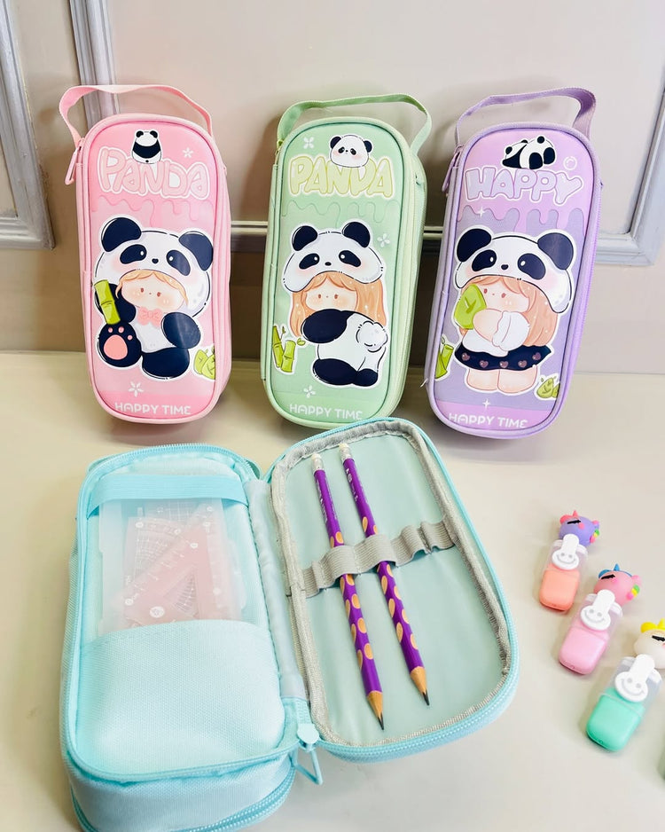 Cute Panda Stationary Pouch