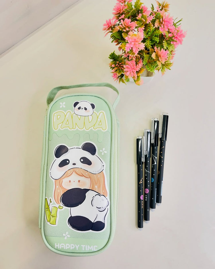Cute Panda Stationary Pouch