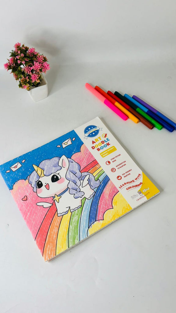 Story with Colouring Book with 6-Colour Pen