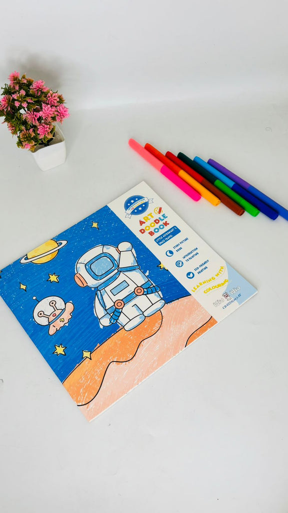 Story with Colouring Book with 6-Colour Pen