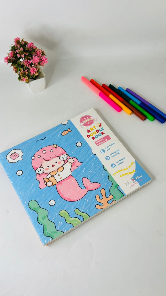 Story with Colouring Book with 6-Colour Pen