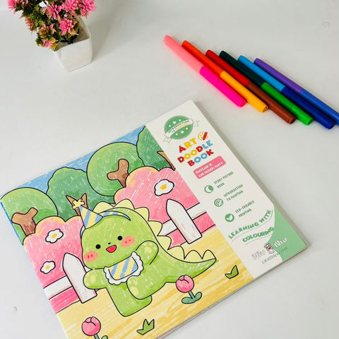 Story with Colouring Book with 6-Colour Pen