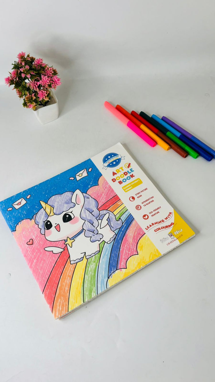 Story with Colouring Book with 6-Colour Pen