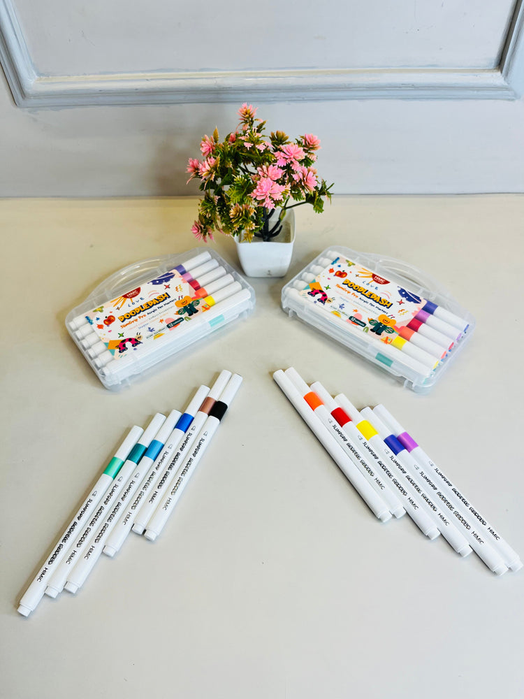 12pc Doodles Acrylic Markers