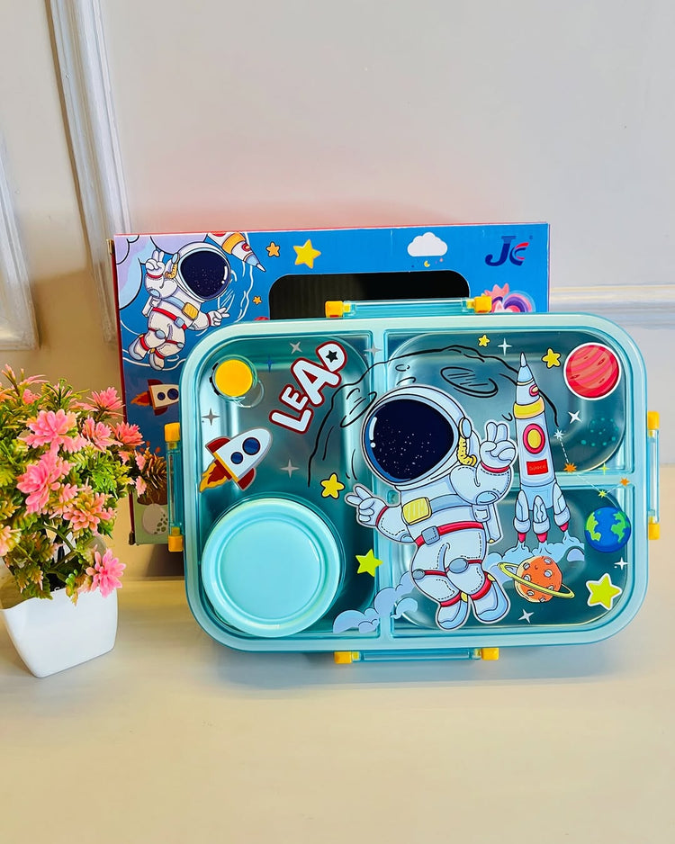 Stainless Steel Lunch Box With 3 Campartments