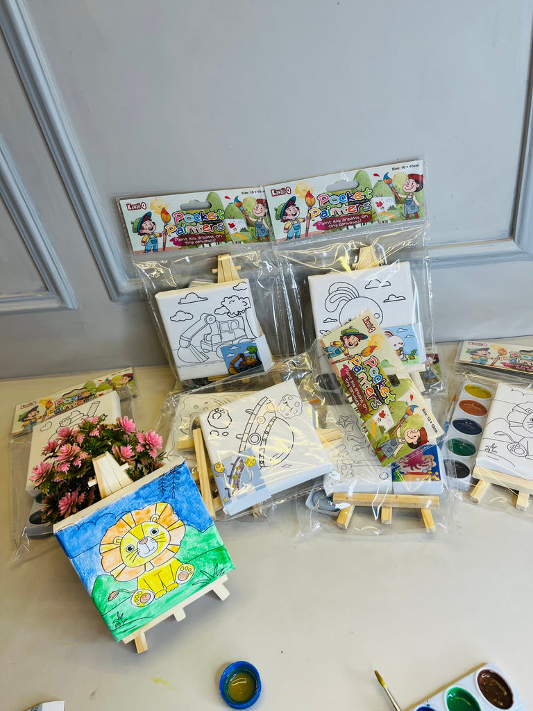 Canvas Painting- Animal Theme 10×10 cm