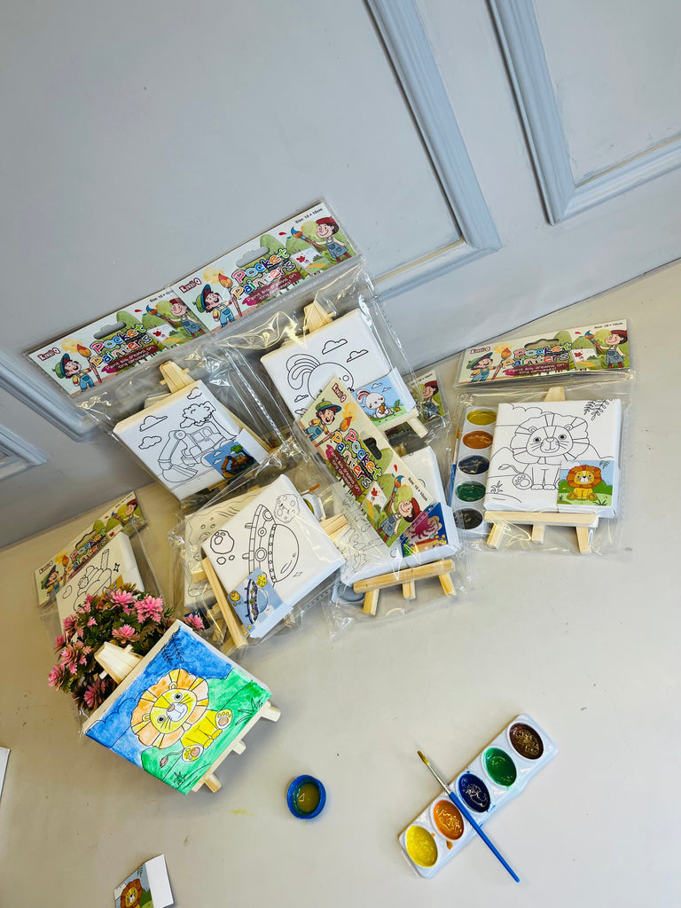 Canvas Painting- Animal Theme 10×10 cm