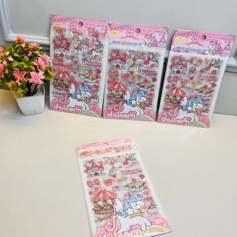 Cute Kawaii Unicorn Decorative Stickers for DIY Scrapbooking and Water Bottles