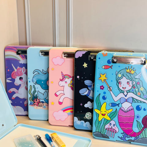 Writing Pad With Storage Holders/Exam Board With Storage