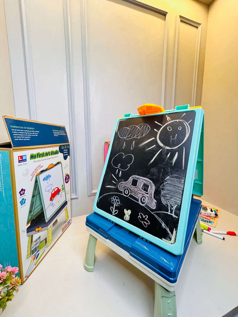 Art & Fun Double-Faced Drawing Board For Kids