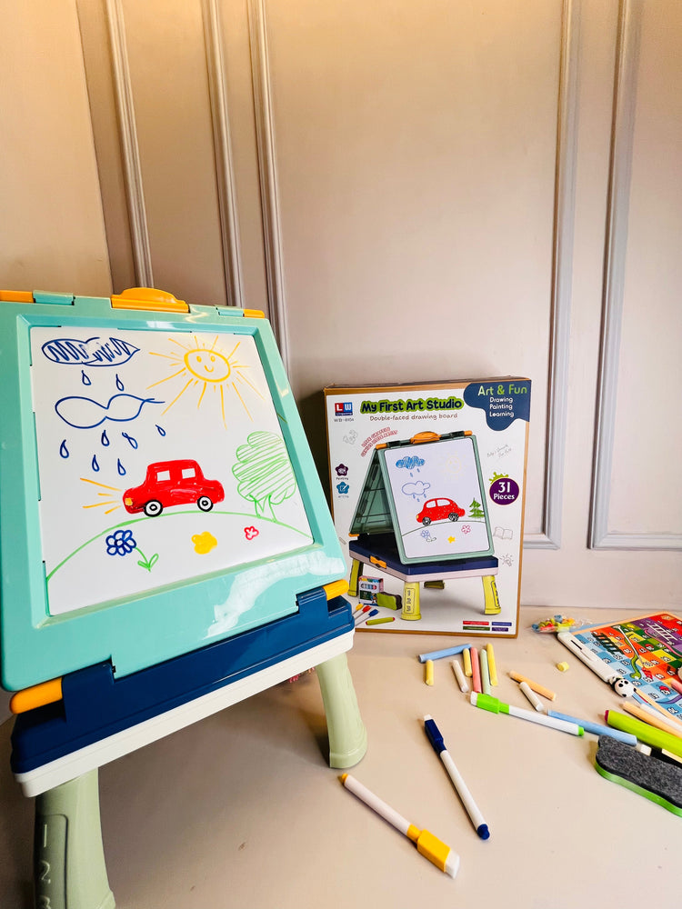 Art & Fun Double-Faced Drawing Board For Kids