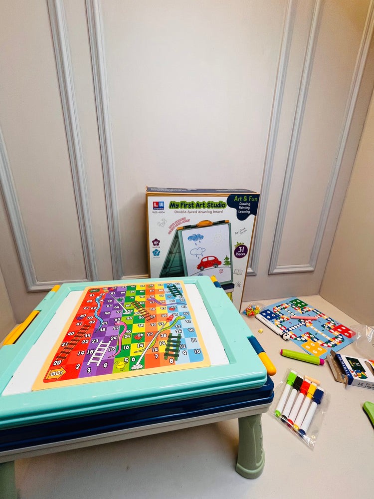 Art & Fun Double-Faced Drawing Board For Kids