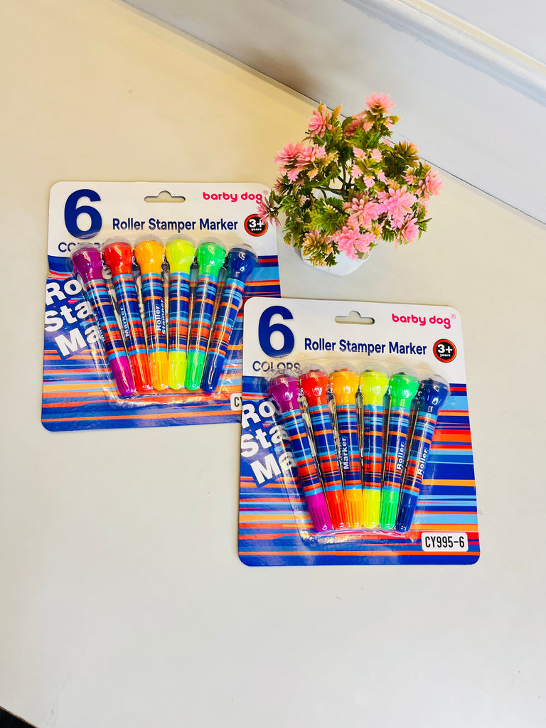 6pcs Roller Stamp Marker
