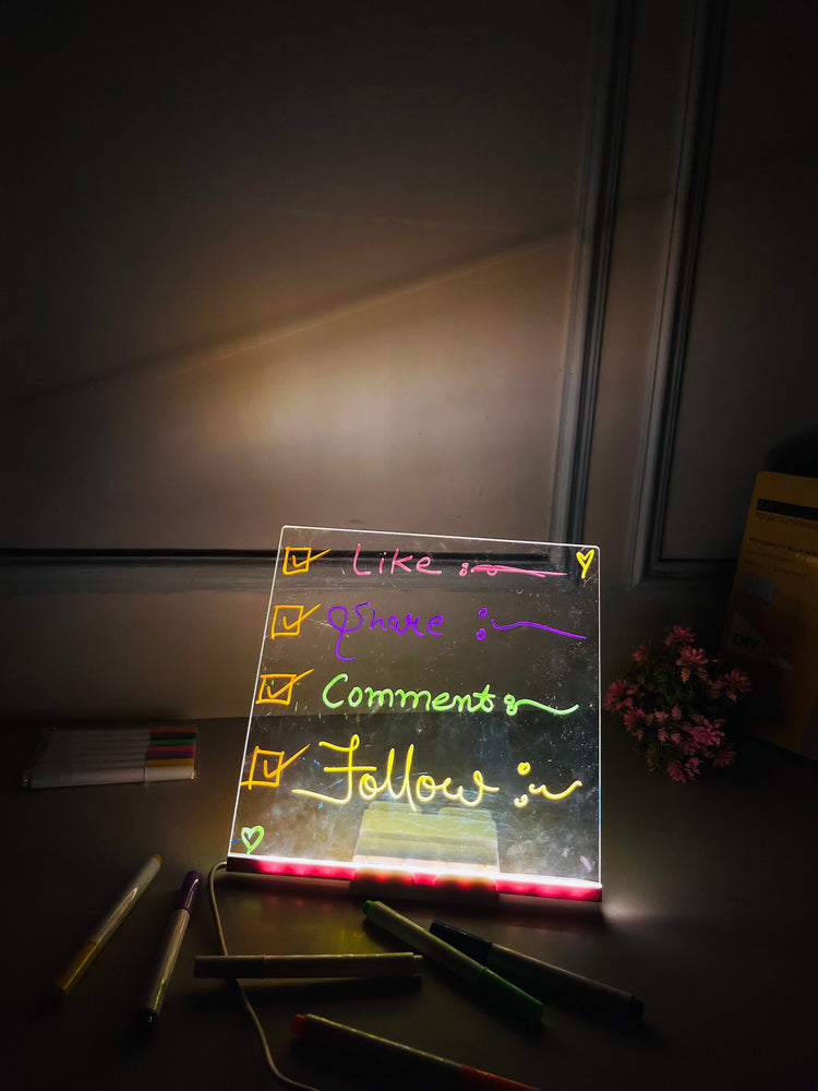 DIY LED Writing Board-Board Size L=20,H=21