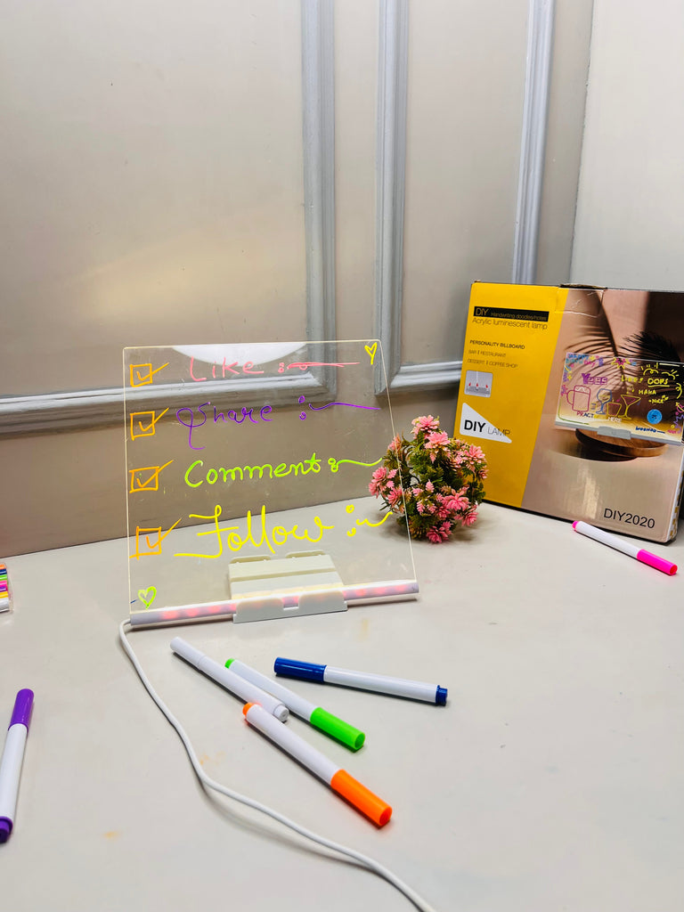 DIY LED Writing Board-Board Size L=20,H=21