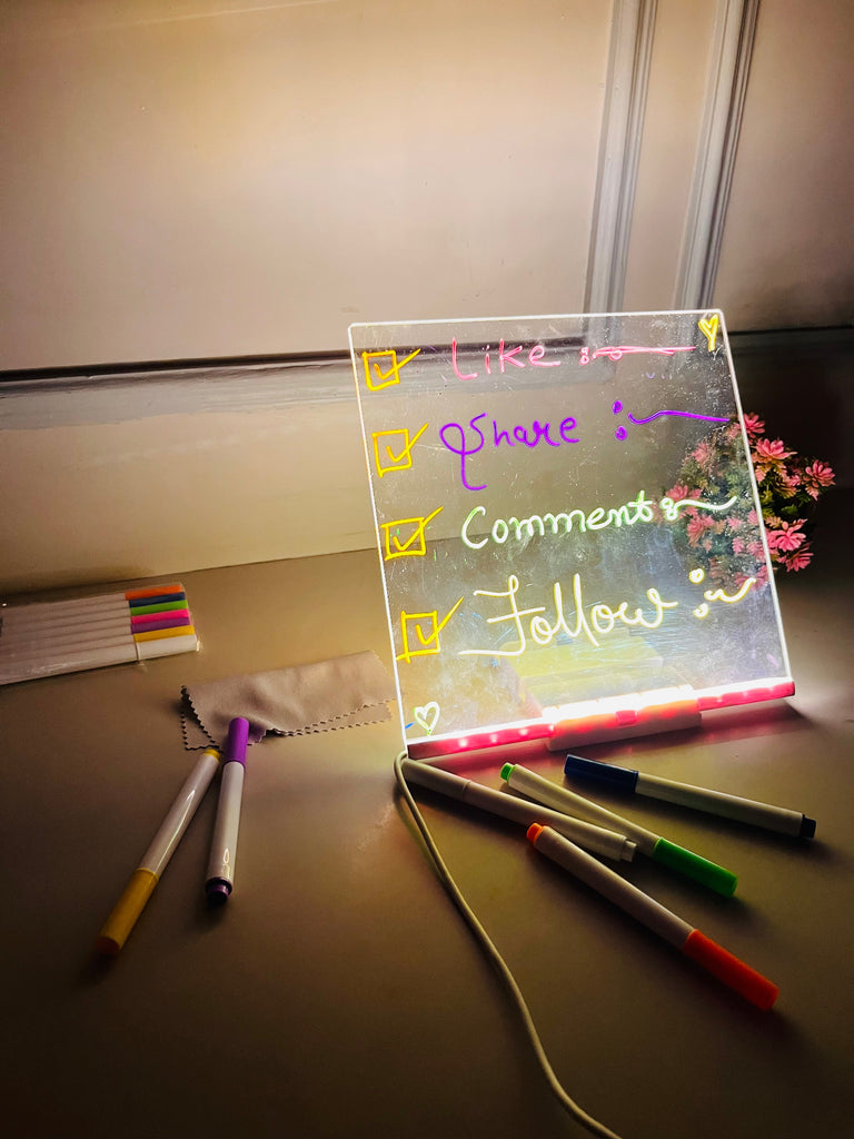 DIY LED Writing Board-Board Size L=20,H=21