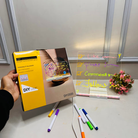 DIY LED Writing Board-Board Size L=20,H=21