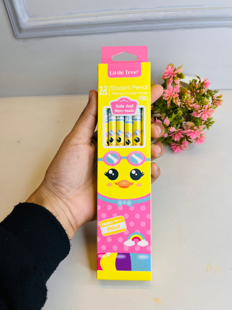 Cute Cartoon Print Pencil Set of 12PCS