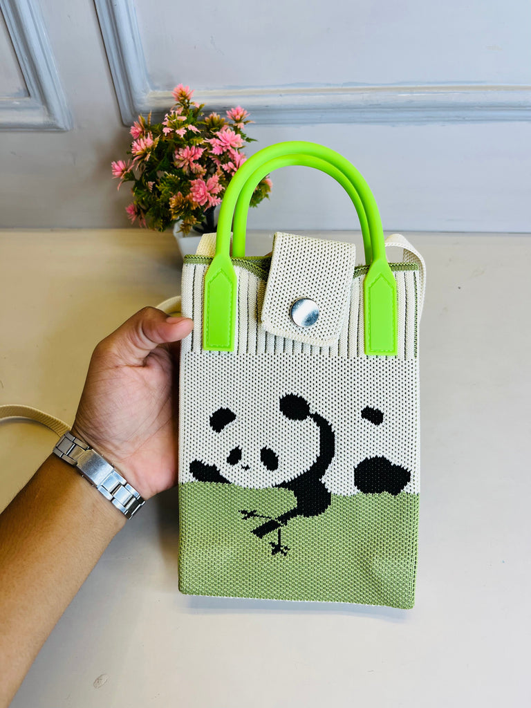 Panda Mini Sling Bag For Girls & Adults