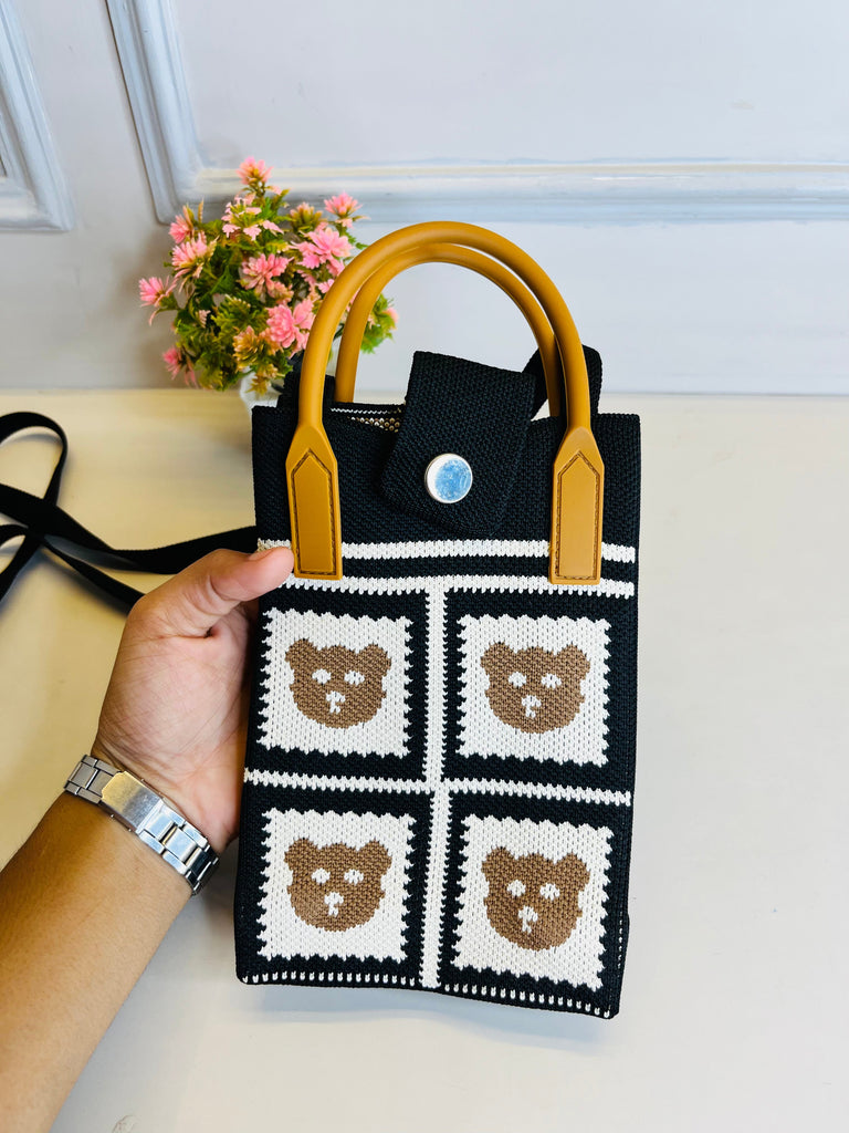 Panda Mini Sling Bag For Girls & Adults