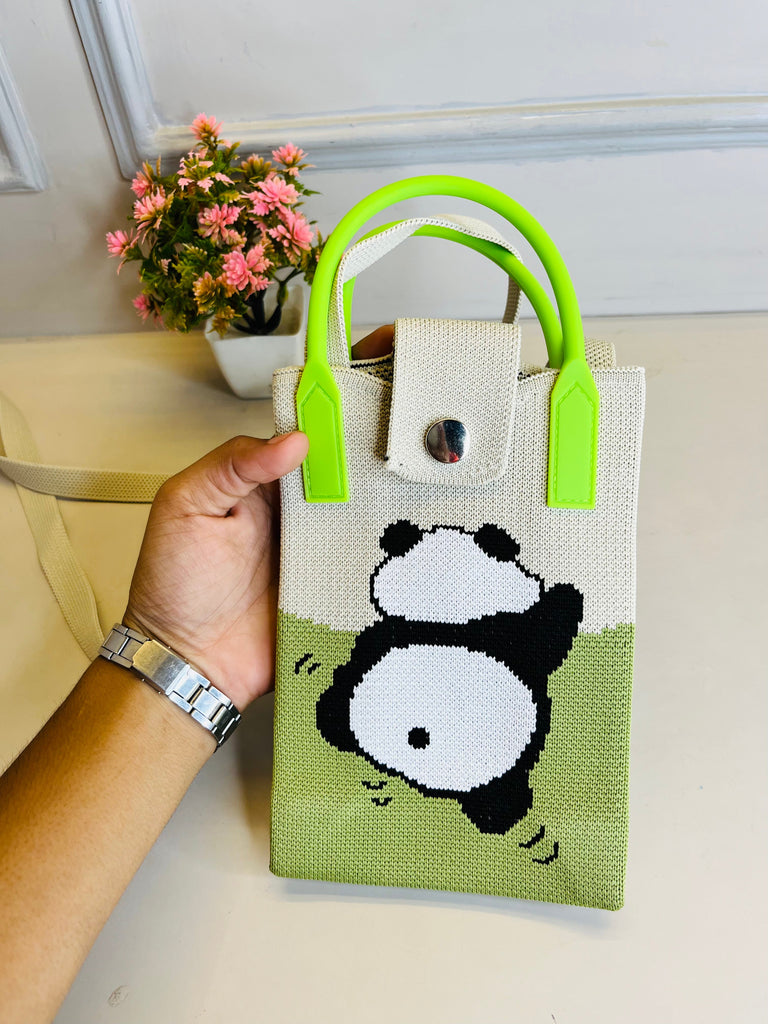 Panda Mini Sling Bag For Girls & Adults