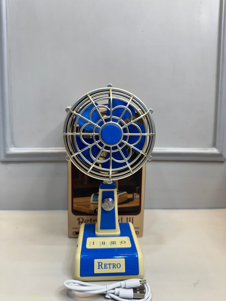Retro Chargeable Fan