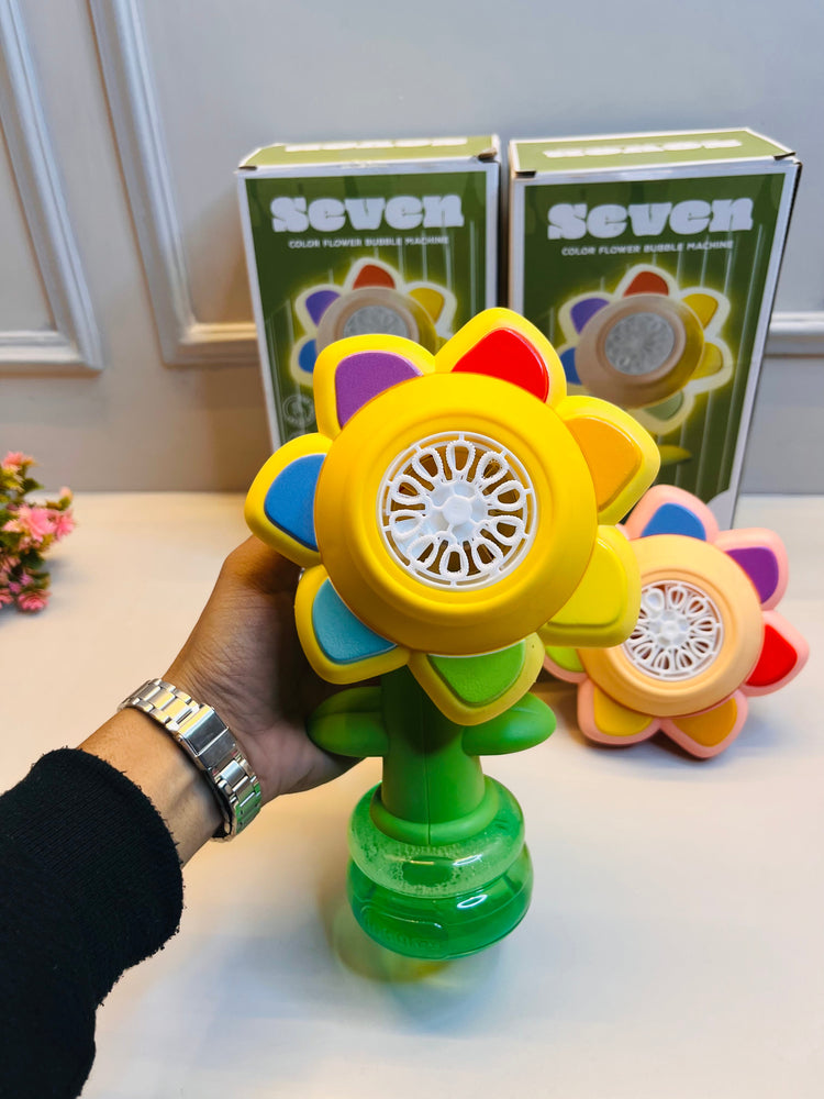 Flower Bubble Gun Machine