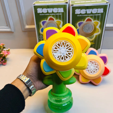 Flower Bubble Gun Machine